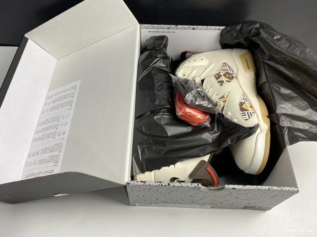 Rep Onekick Jordan (2020) CZ4152-100 Brown Sail 6 AIR Quai54 Retro 0810